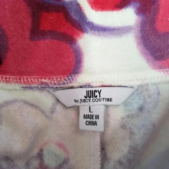 NWT JUICY COUTURE Camisole (Small) and Short (Large) Floral 70' Pattern Towel - Picture 6 of 14